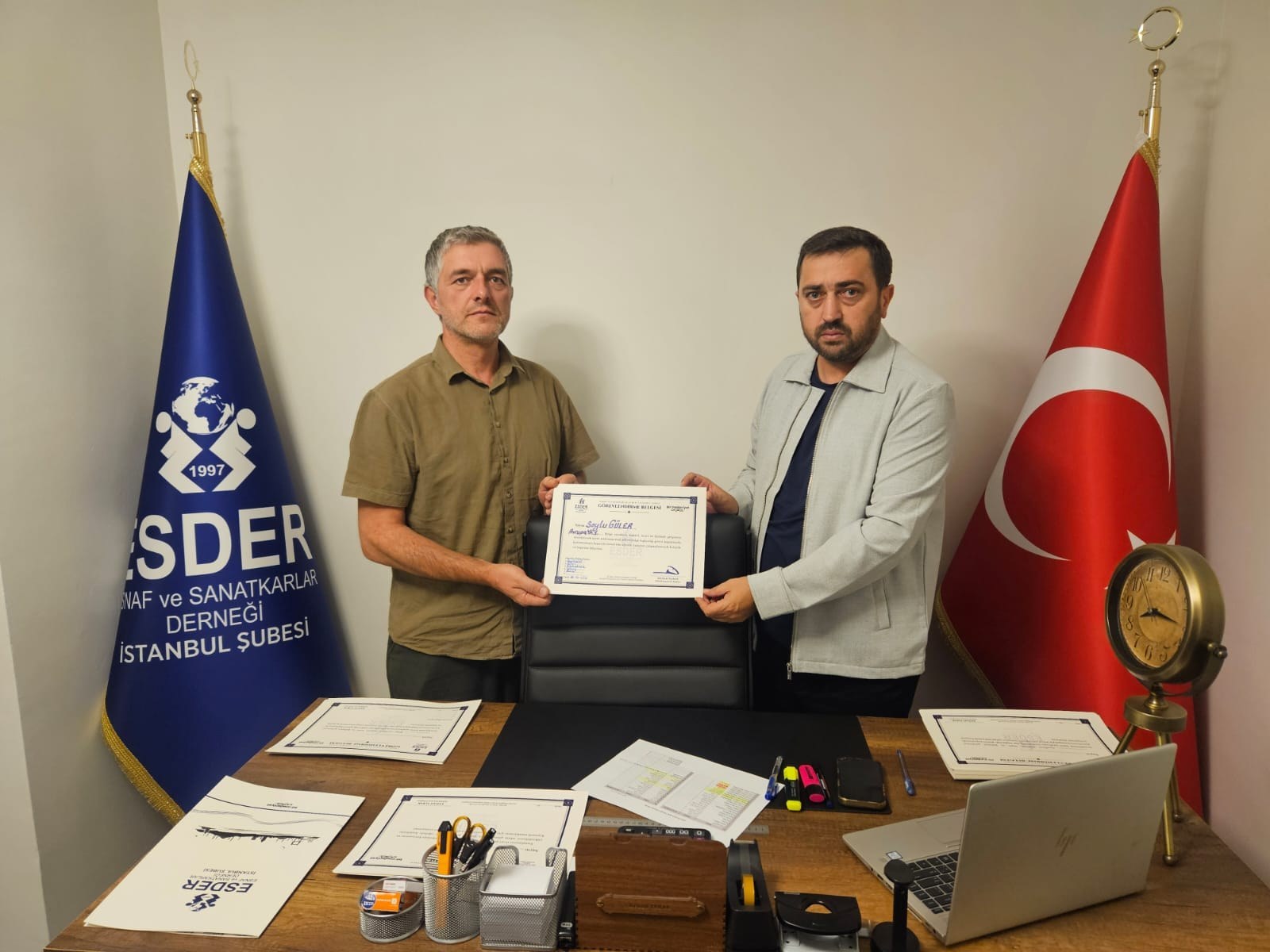 ESDER İstanbul'da Avrupa Yakası 3. Bölge Başkanlığına Yeni Atama